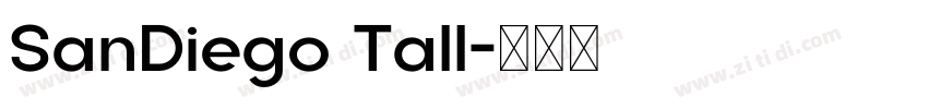 SanDiego Tall字体转换
